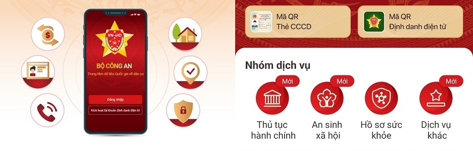 Dịch vụ chi trả an sinh xã hội trên VNeID
